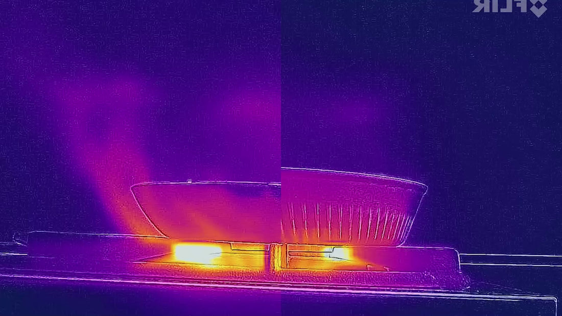 IR video of great heat capture Effium Pan